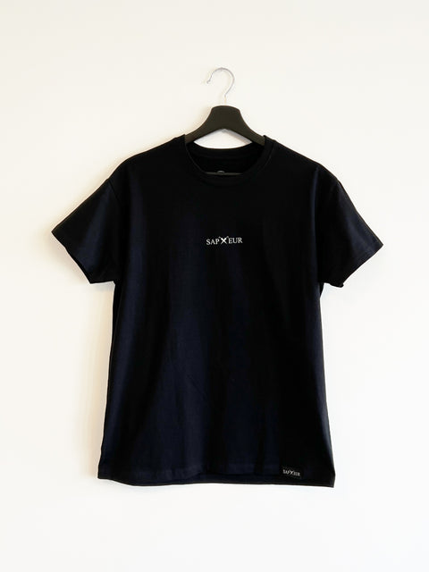 T-Shirt "Travel" - Schwarz