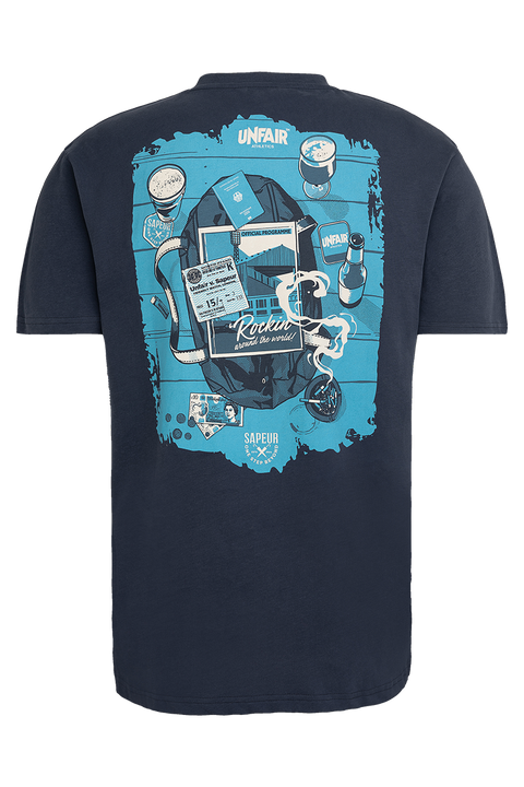 Unfair x Sapeur RATW T-Shirt Navy