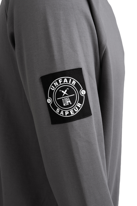 Unfair x Sapeur Cotton Tech Sweatshirt Charcoal