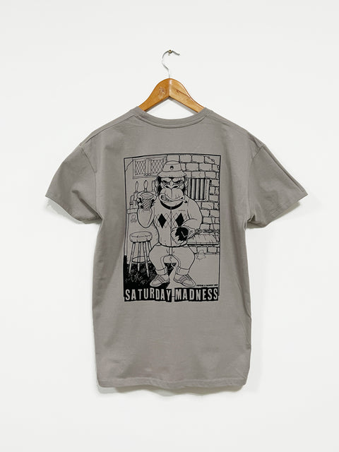 T-Shirt "Saturday Madness" - Light Grey