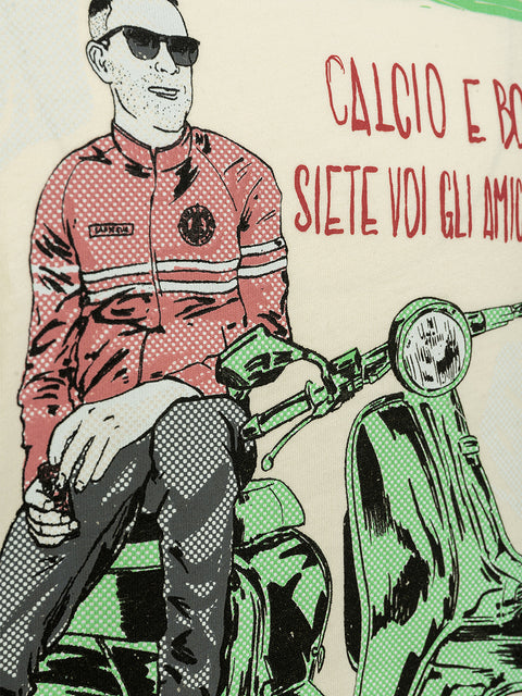 T-Shirt / Creme "Salute A Tutti"