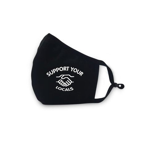 DOPPELPACK Unfair Athl. Stoffmaske "support your locals"