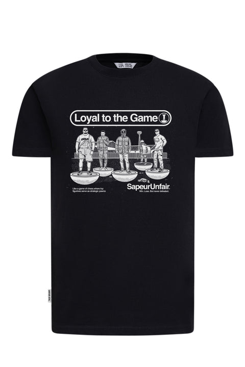 T-Shirt "Loyal to the Game" Schwarz
