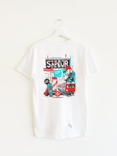 T-Shirt "Travel" - Weiß