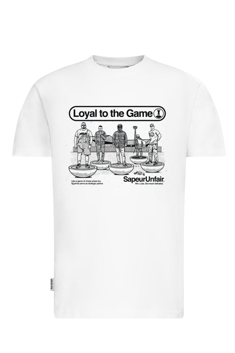 T-Shirt "Loyal to the Game" Weiß