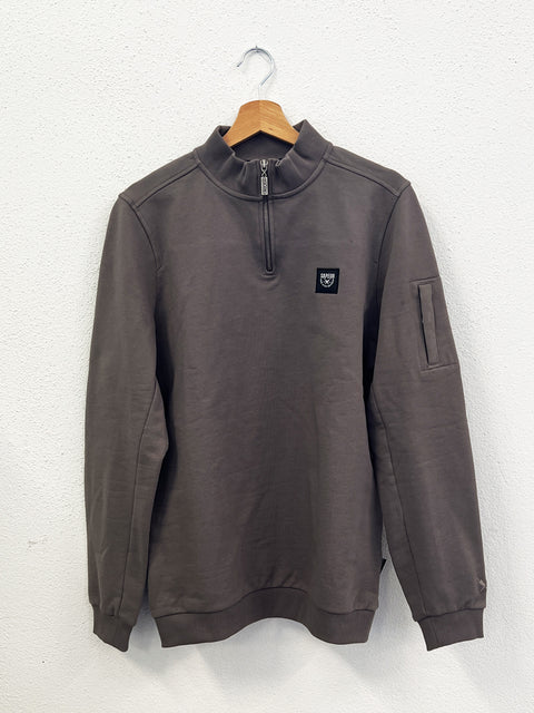 Halfzip-Sweatshirt Grau