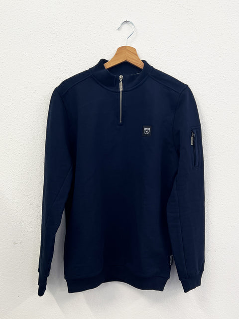 Halfzip-Sweatshirt Navy