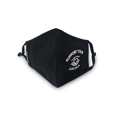 DOPPELPACK Unfair Athl. Stoffmaske "support your locals"
